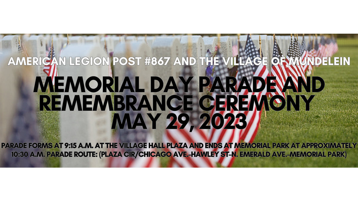 Memorial Day Parade and Remembrance Ceremony